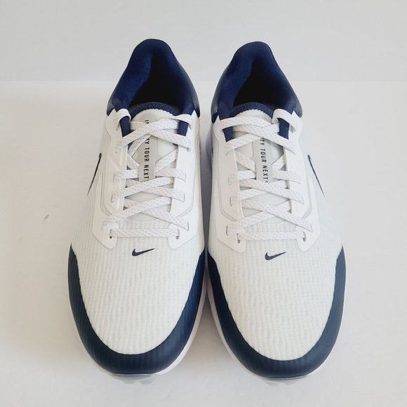 NEW Nike Air Zoom Infinity Tour NEXT% Golf Shoes DX6000-140 Size 7 Wide White - Picture 2 of 7